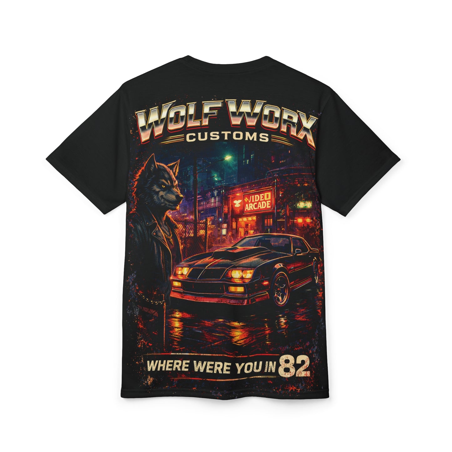 Wolf Worx Customs "Where Were You In..." 82 Generations T- Shirt