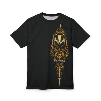 Wolf Worx Customs "Hogwarts Hotrods" Hufflepuff T- Shirt