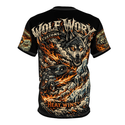 HEAT WINS! Wolf Worx Customs PROTEST Shirt