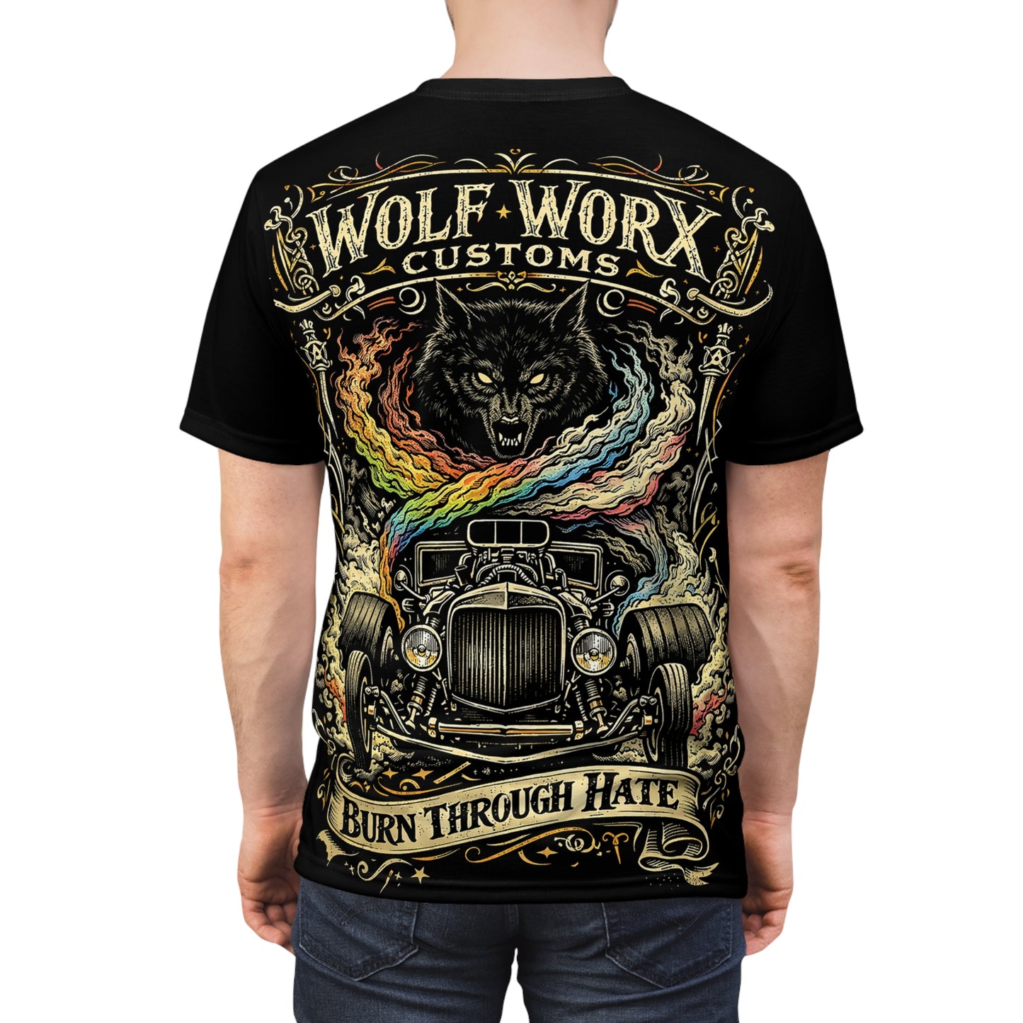 Wolf Worx Customs PRIDE Edition T-Shirt LGBTQ Charity Donation Included