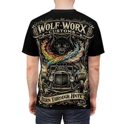 Wolf Worx Customs PRIDE Edition T-Shirt LGBTQ Charity Donation Included