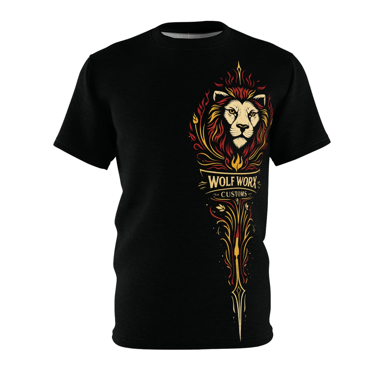 Wolf Worx Customs "Hogwarts Hotrods" Gryffindor T- Shirt