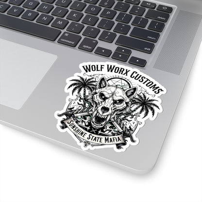 Wolf Worx Customs CCCollab Sunshine State Mafia Sticker