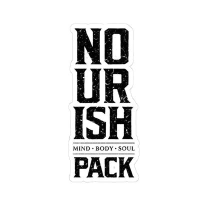 No Ur Ish NOURISH Block Sticker