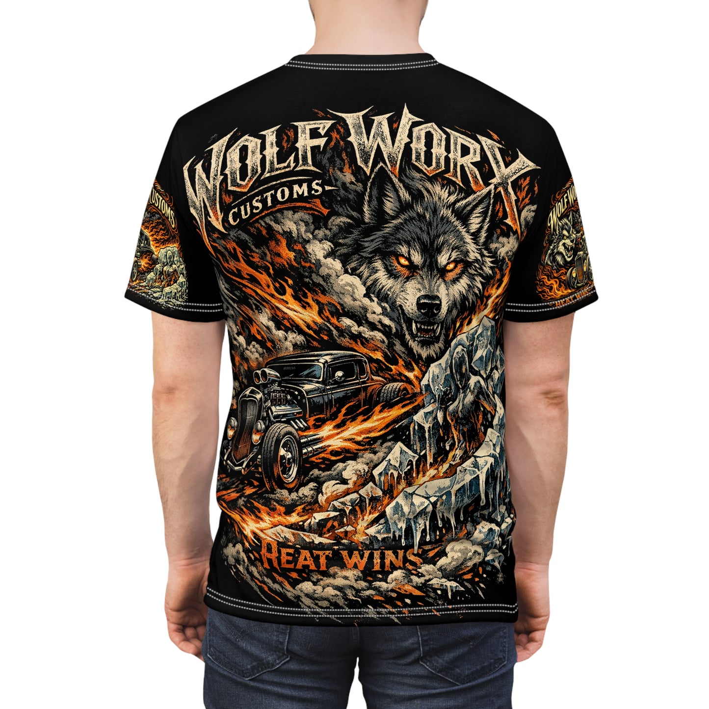 HEAT WINS! Wolf Worx Customs PROTEST Shirt