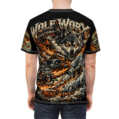 HEAT WINS! Wolf Worx Customs PROTEST Shirt