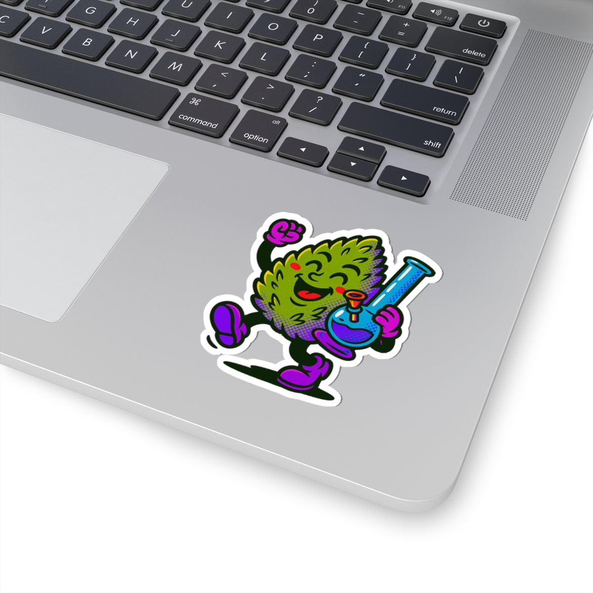 Cheerful Cannabis Stickers, Fun Vibes Accessories for Stoners, Laptop Decor, Cannabis Enthusiasts Gifts, Colorful Weed Art, Cool Stickers