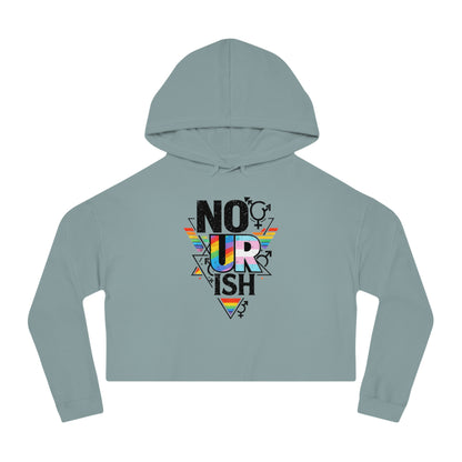 NO UR ISH Nourish Cropped Pride Sweatshirt (Proceeds Benefit Charity)
