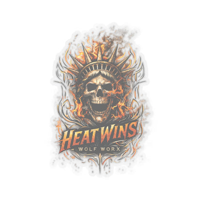 HEAT WINS! Kenzie Killz / Wolf Worx Customs / Witch Wolf / NO UR ISH PROTEST COLLAB! ALL Proceeds Go To Charity! STICKER