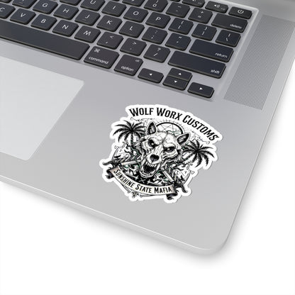 Wolf Worx Customs CCCollab Sunshine State Mafia Sticker