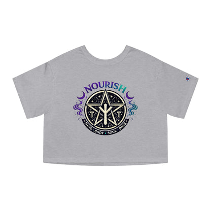 No Ur Ish NOURISH Cropped T-Shirt SA/DA Awareness (Proceeds Benefit Charity)