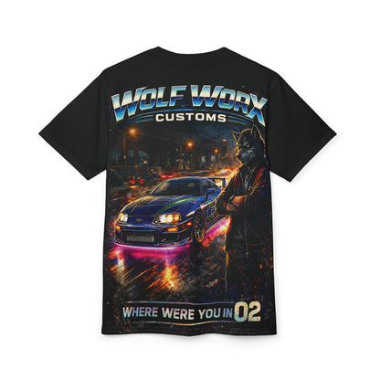 Wolf Worx Customs "Where Were You In..." 02 Generations T- Shirt