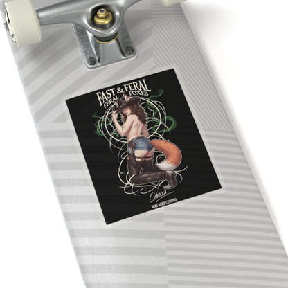 Feral Foxes Chelsea Sticker