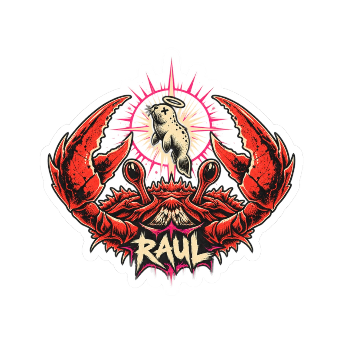 Dungeon Crawler Carl Raul and Baby Seal Sticker
