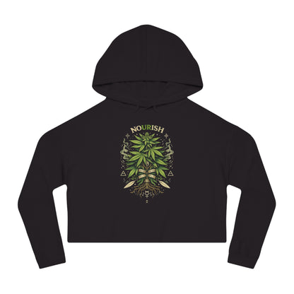 No Ur Ish NOURISH "Gardening" Cropped Hoodie