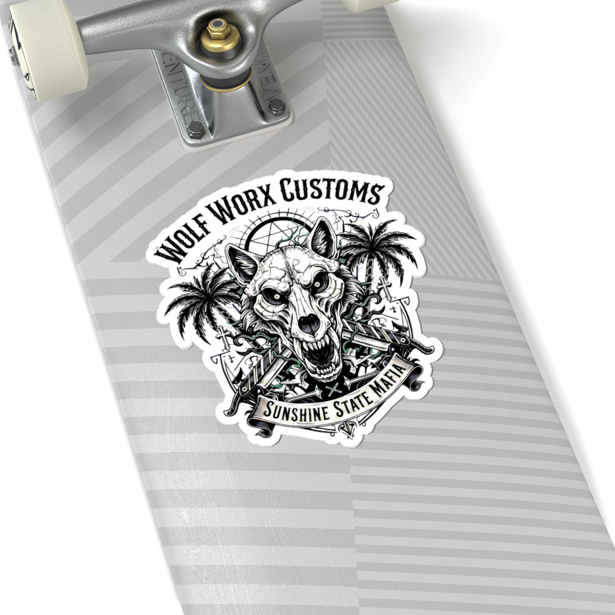 Wolf Worx Customs CCCollab Sunshine State Mafia Sticker