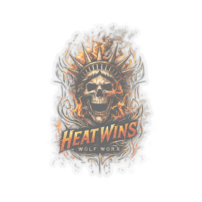 HEAT WINS! Kenzie Killz / Wolf Worx Customs / Witch Wolf / NO UR ISH PROTEST COLLAB! ALL Proceeds Go To Charity! STICKER