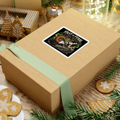 Feral Foxes Sakura Sticker