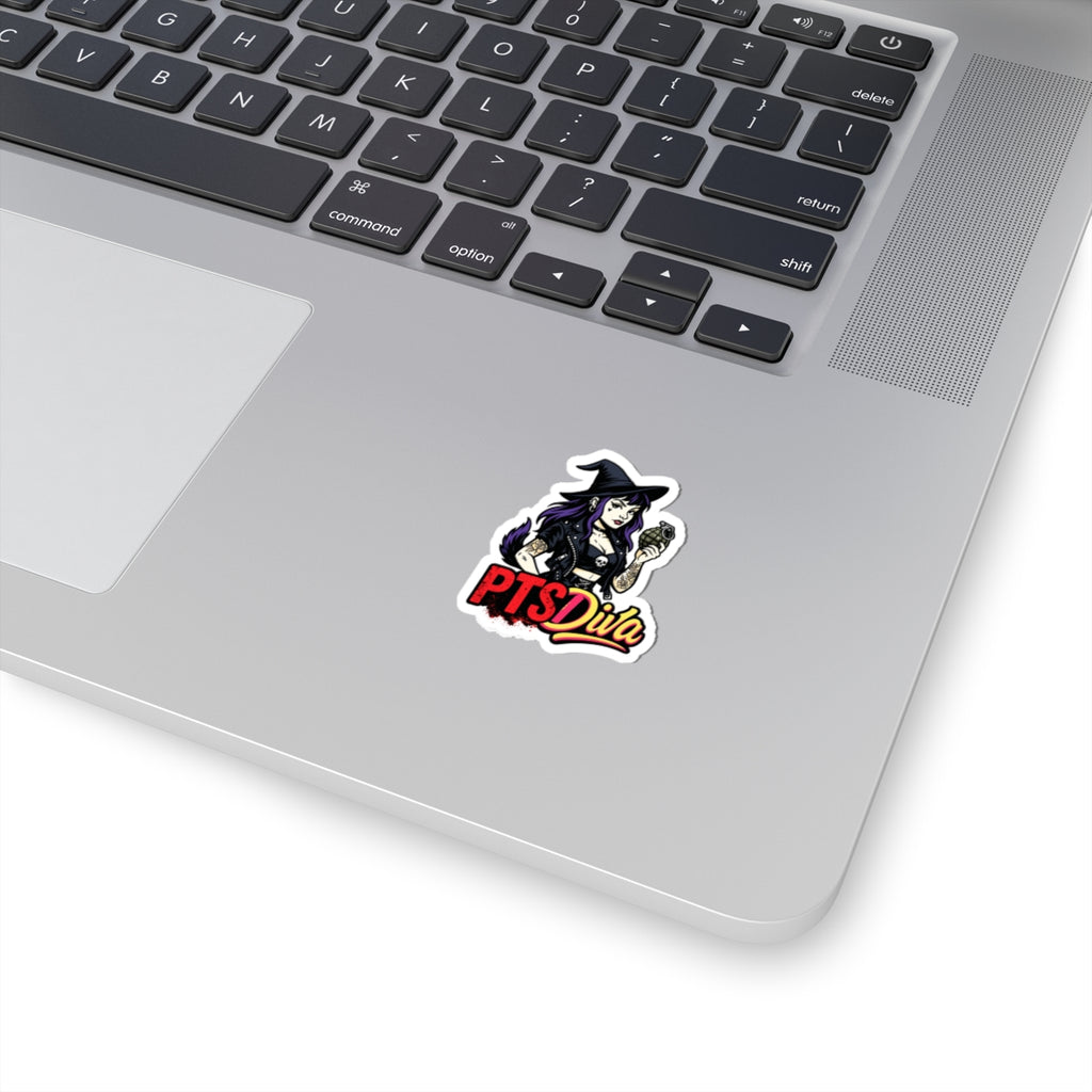 Vibrant Kiss-Cut Stickers for Bold Souls | PTS Diva Design, Unique Vinyl Decals, Witchy Aesthetic, Fun Gift, Laptop Decor
