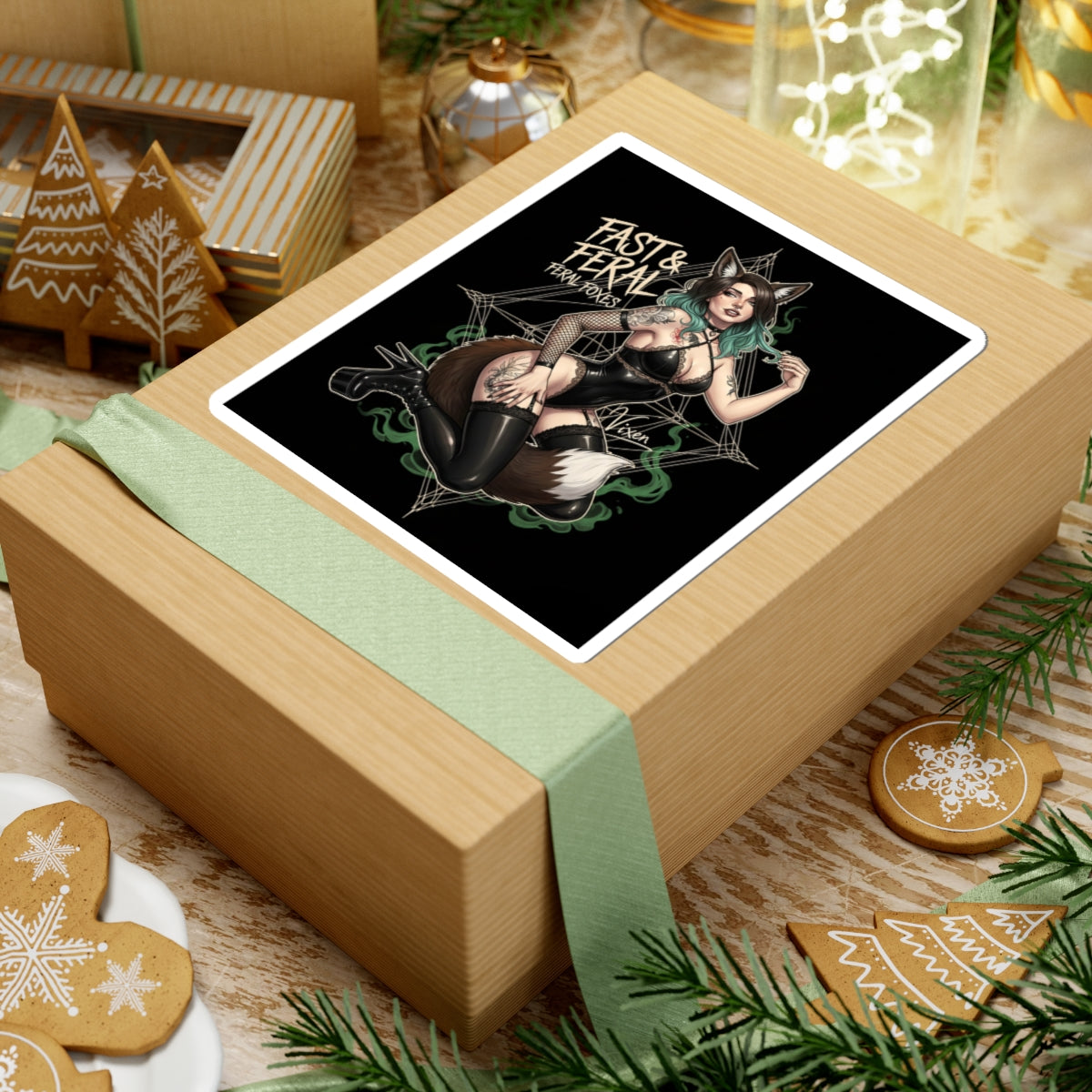 Feral Foxes Vixen Sticker