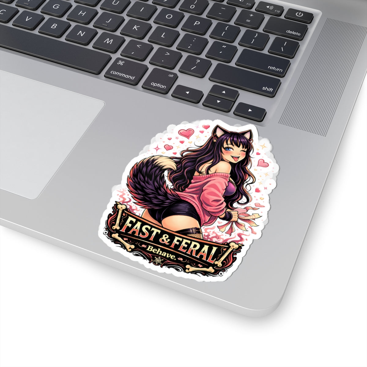 Wolf Worx Customs Fast & Feral Kenzie Killz Wink Sticker