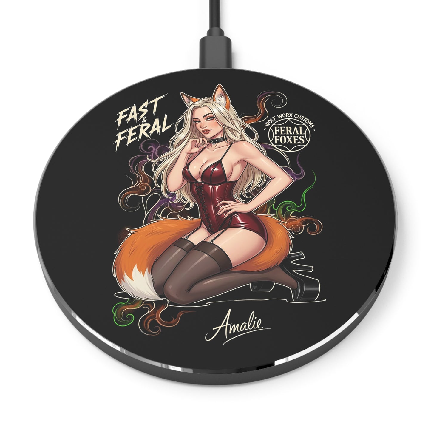 Feral Foxes Amalie Wireless Charger