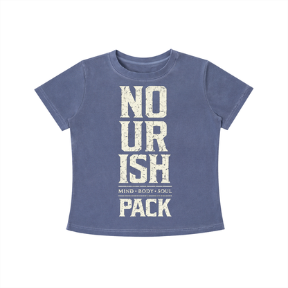 No Ur Ish NOURISH Vintage Wash Slim Fit T-shirt