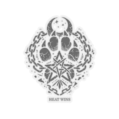 HEAT WINS! Kenzie Killz / Wolf Worx Customs / Witch Wolf / NO UR ISH PROTEST COLLAB! ALL Proceeds Go To Charity! STICKER