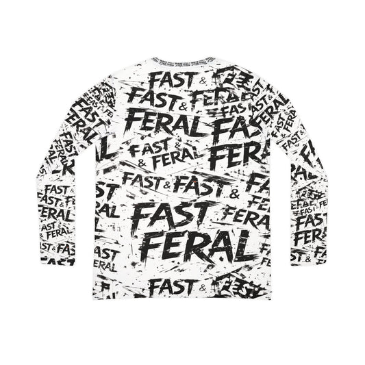 Wolf Worx Customs Fast & Feral All Over Print Long Sleeve T - Shirt