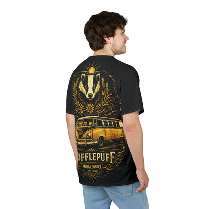 Wolf Worx Customs "Hogwarts Hotrods" Hufflepuff T- Shirt