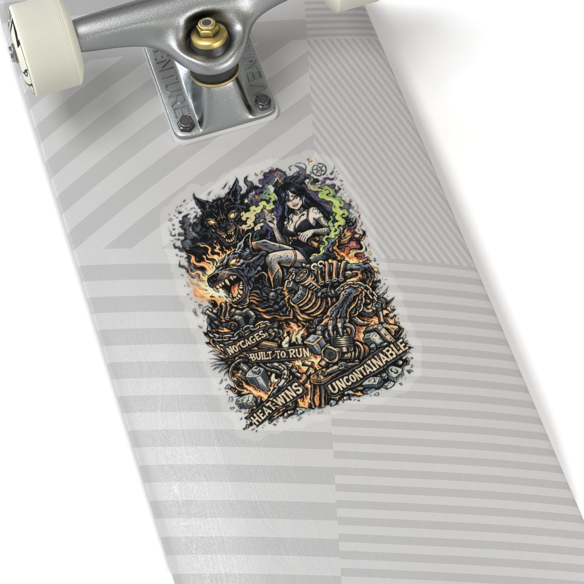 HEAT WINS! Kenzie Killz / Wolf Worx Customs / Witch Wolf / NO UR ISH Mashup PROTEST COLLAB! ALL Proceeds Go To Charity! STICKER