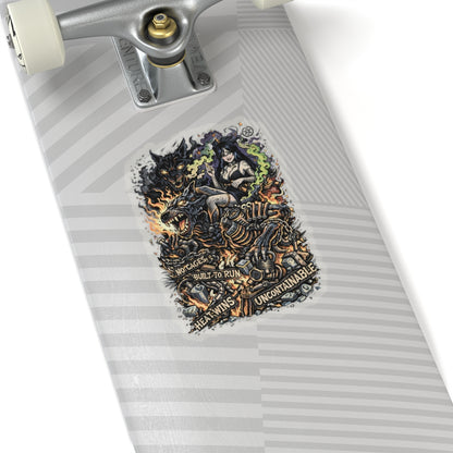 HEAT WINS! Kenzie Killz / Wolf Worx Customs / Witch Wolf / NO UR ISH Mashup PROTEST COLLAB! ALL Proceeds Go To Charity! STICKER