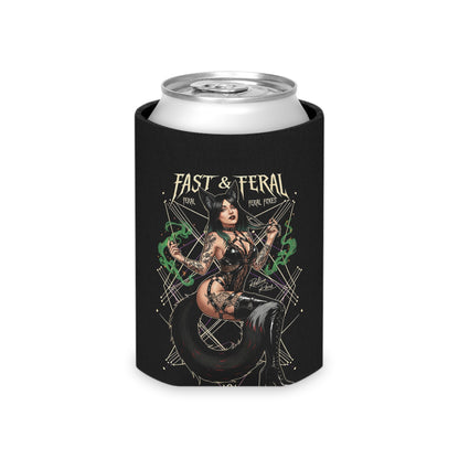 Feral Foxes Redline   Coozie