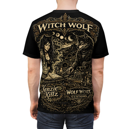 Wolf Worx Customs x Kenzie Killz x Witch Wolf Joint Effort Collab T-Shirt