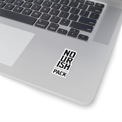 No Ur Ish NOURISH Block Sticker