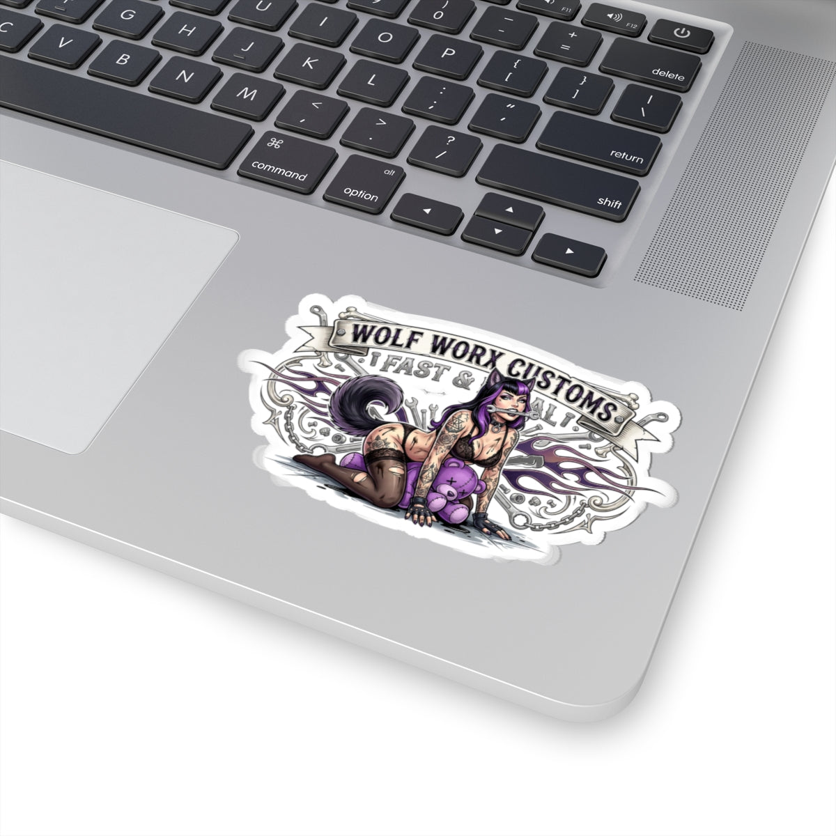 Wolf Worx Customs Fast and Feral Sticker