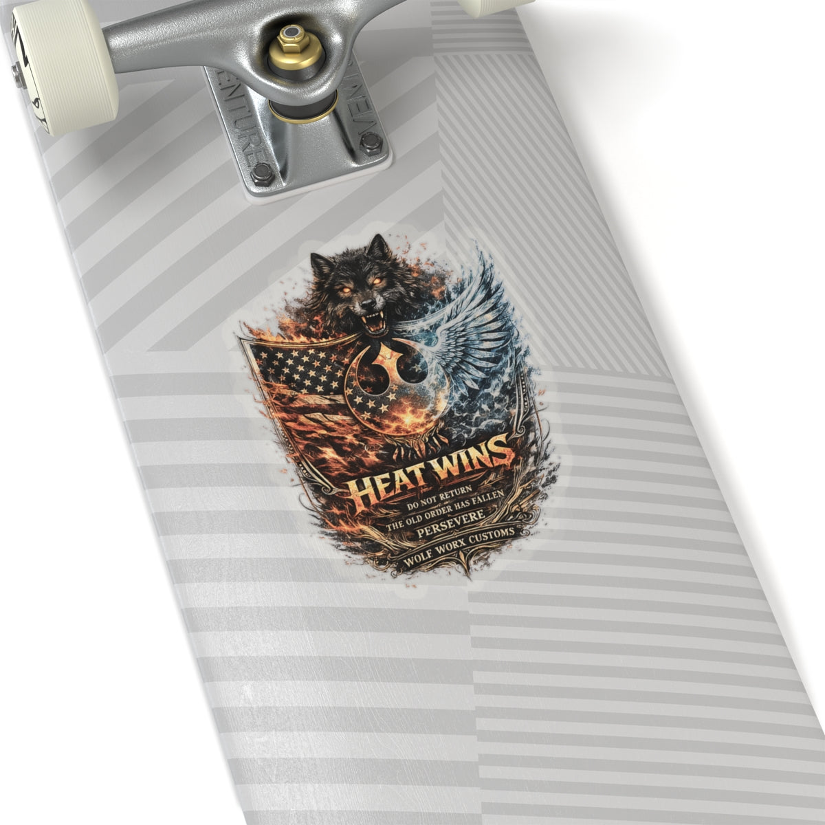 HEAT WINS! The Republic Has Fallen! ALL Proceeds Go To Charity! STICKER