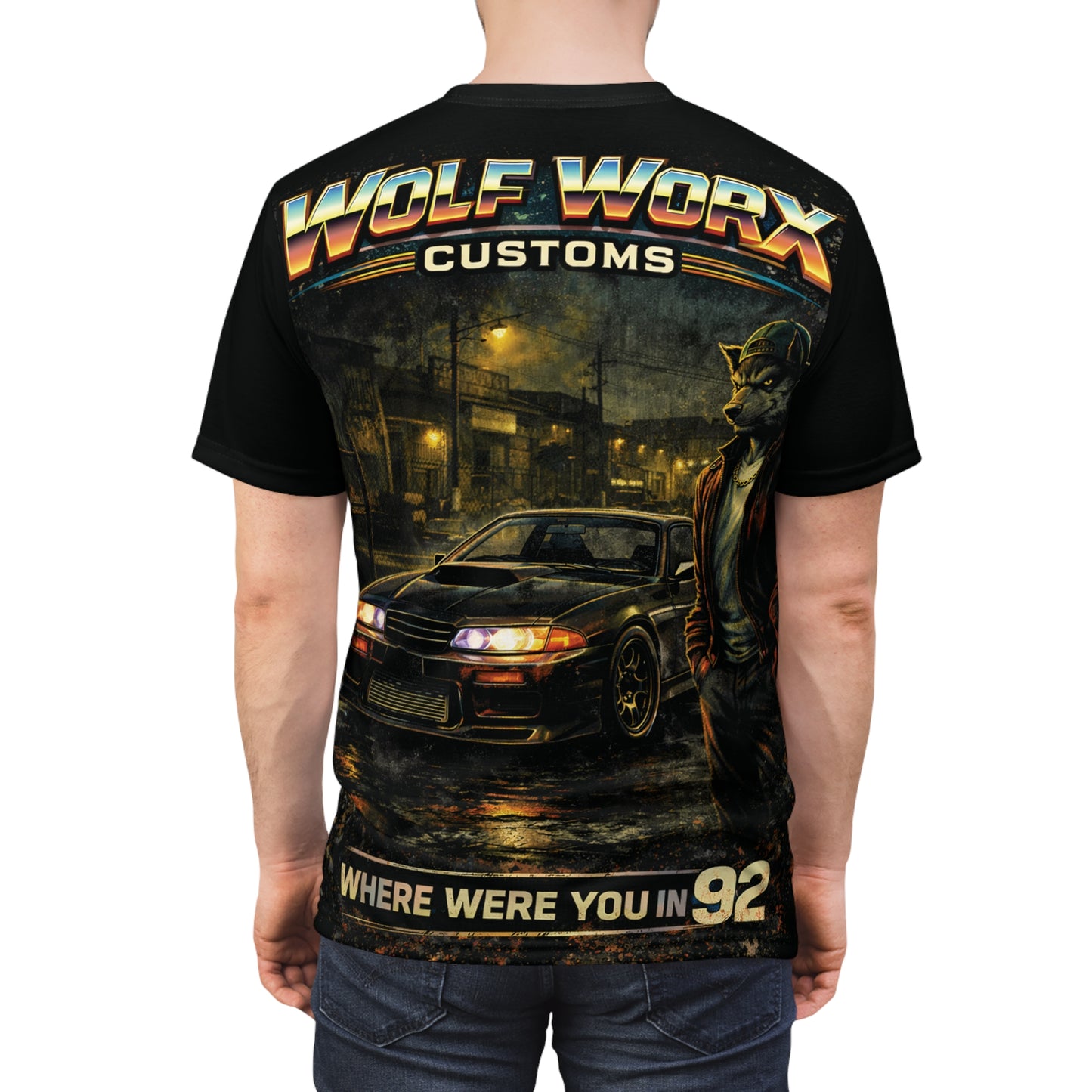 Wolf Worx Customs "Where Were You In..." 92 Generations T- Shirt