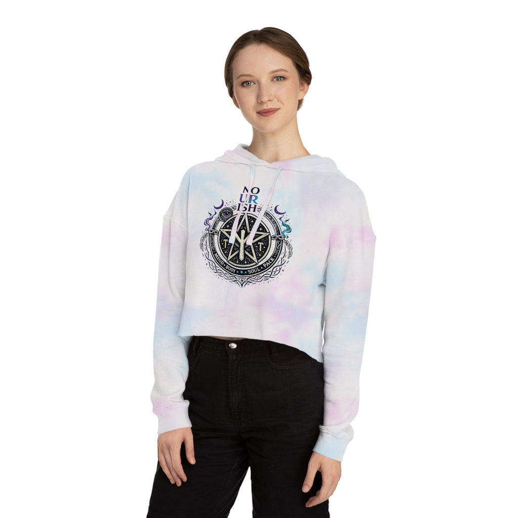 No Ur Ish NOURISH Cropped Hoodie SA/DA Awareness (Proceeds Benefit Charity)