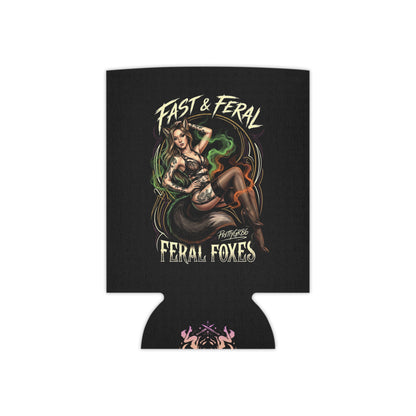 Feral Foxes PrettyGr86 Coozie