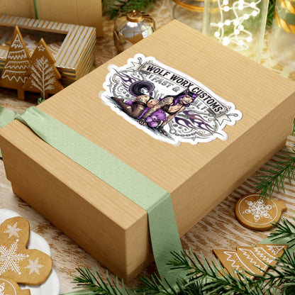 Wolf Worx Customs Fast and Feral Sticker