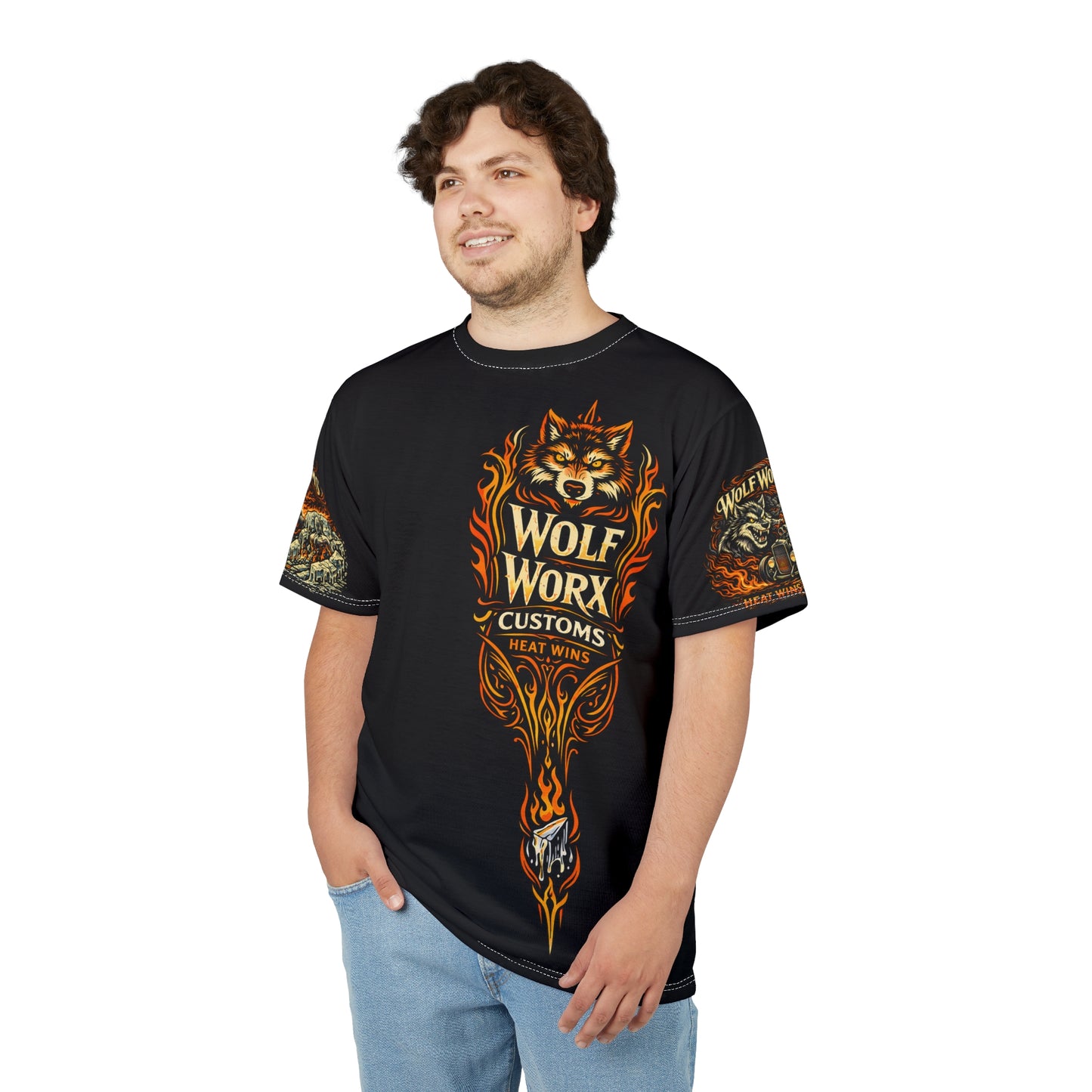 HEAT WINS! Wolf Worx Customs PROTEST Shirt