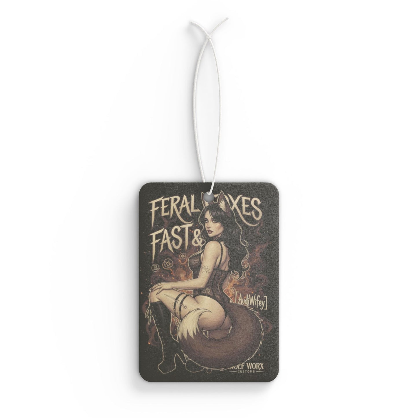 Feral Foxes Audiwifey Air Freshner
