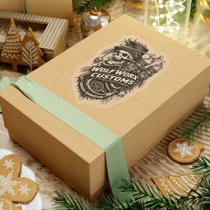 Wolf Worx Customs Cursed Combustion Sticker