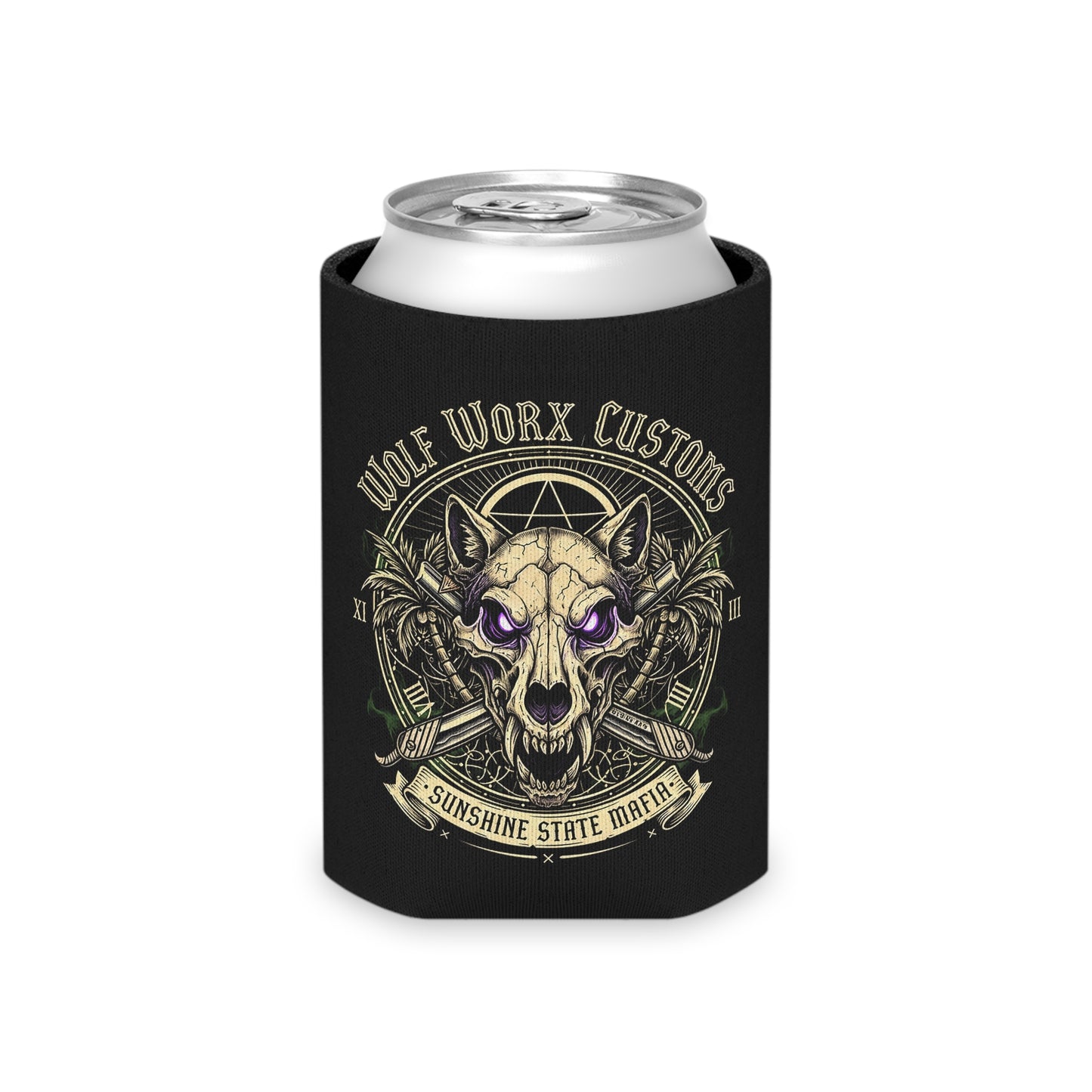 Wolf Worx Customs CCCollab Sunshine State Mafia Coozie