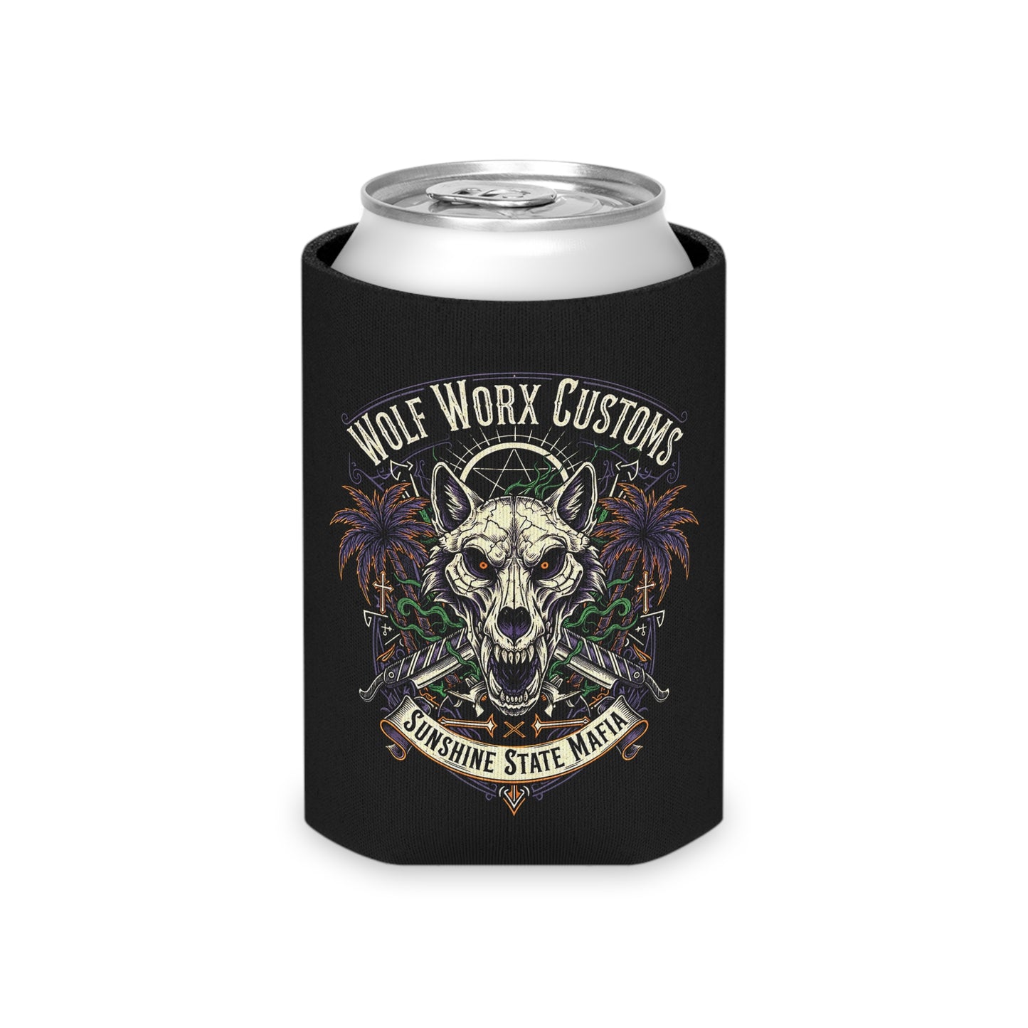 Wolf Worx Customs CCCollab Sunshine State Mafia Coozie
