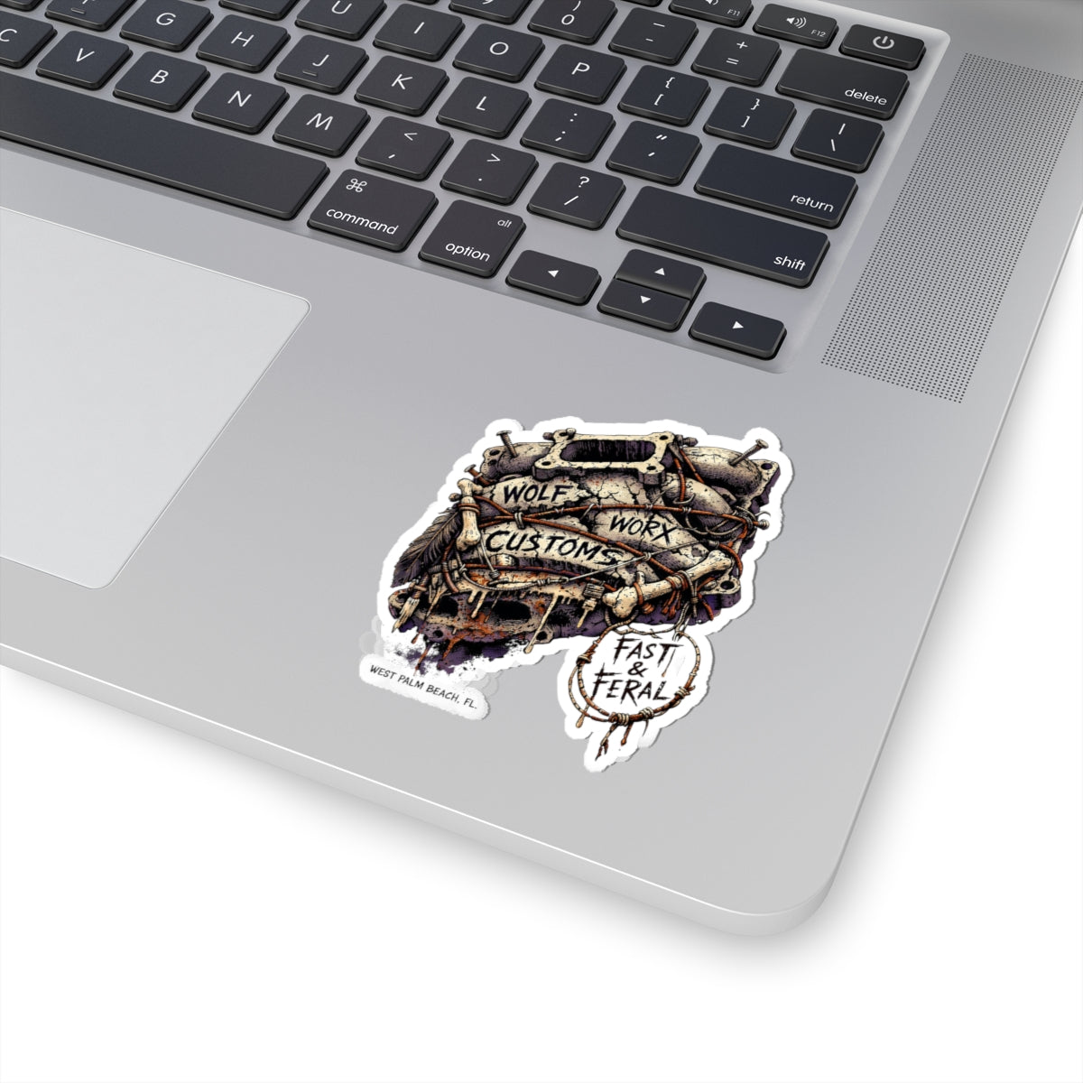 Wolf Worx Customs Cursed Intake Sticker