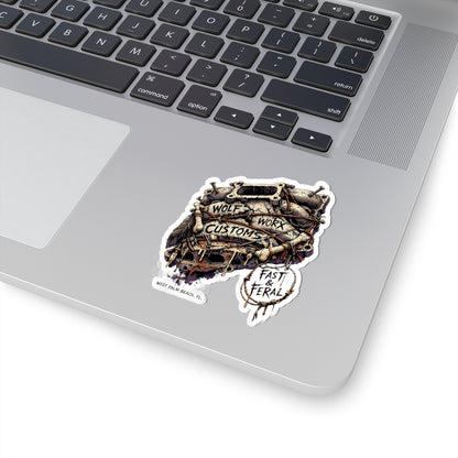 Wolf Worx Customs Cursed Intake Sticker