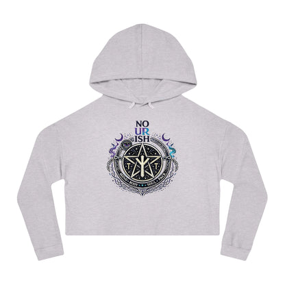 No Ur Ish NOURISH Cropped Hoodie SA/DA Awareness (Proceeds Benefit Charity)