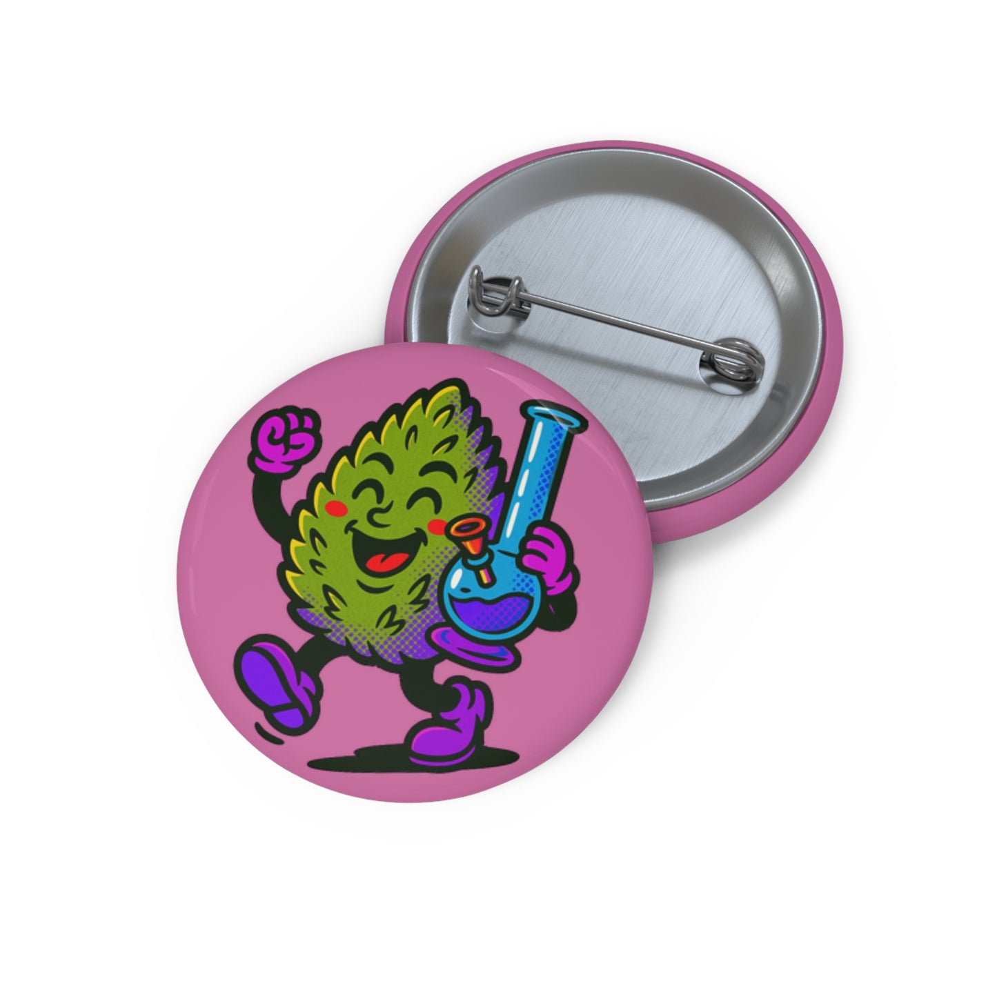 Colorful Marijuana Pin Buttons, Fun Cannabis Pins, Custom Badge, Gift for Stoners, Party Favors, Treat Yourself!